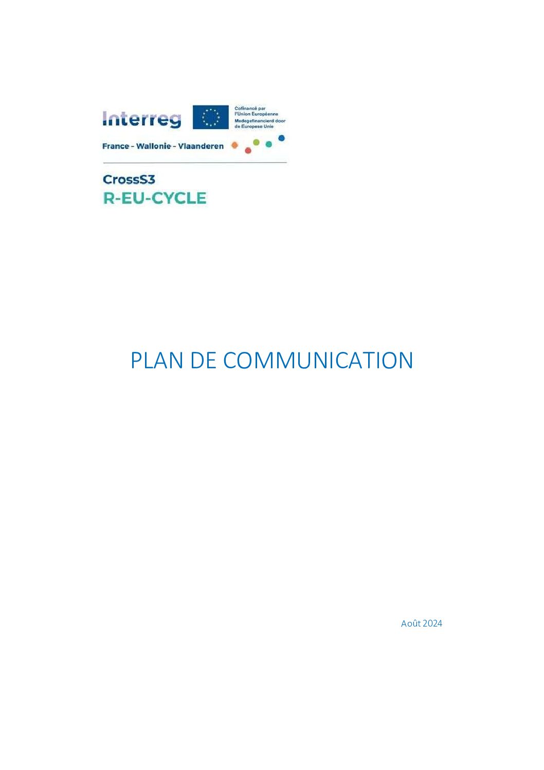 R-EU-CYCLE’s eco-responsible communication charter